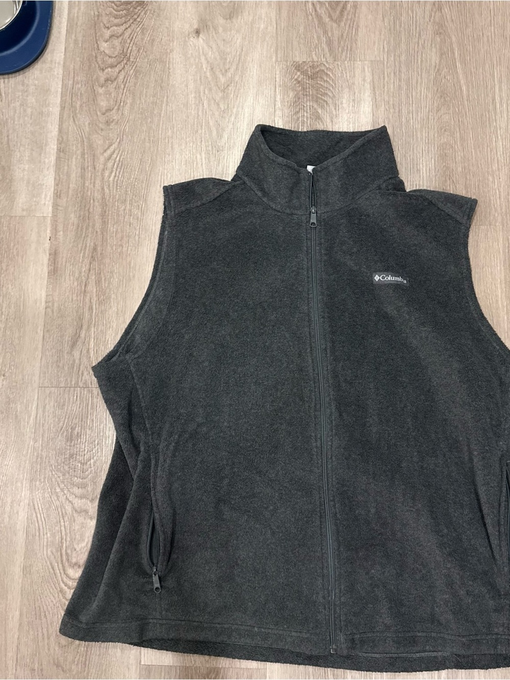 Columbia Dark Gray Sleeveless Fleece Vest